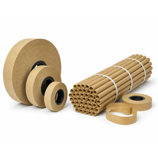 Crepe paper tubes
